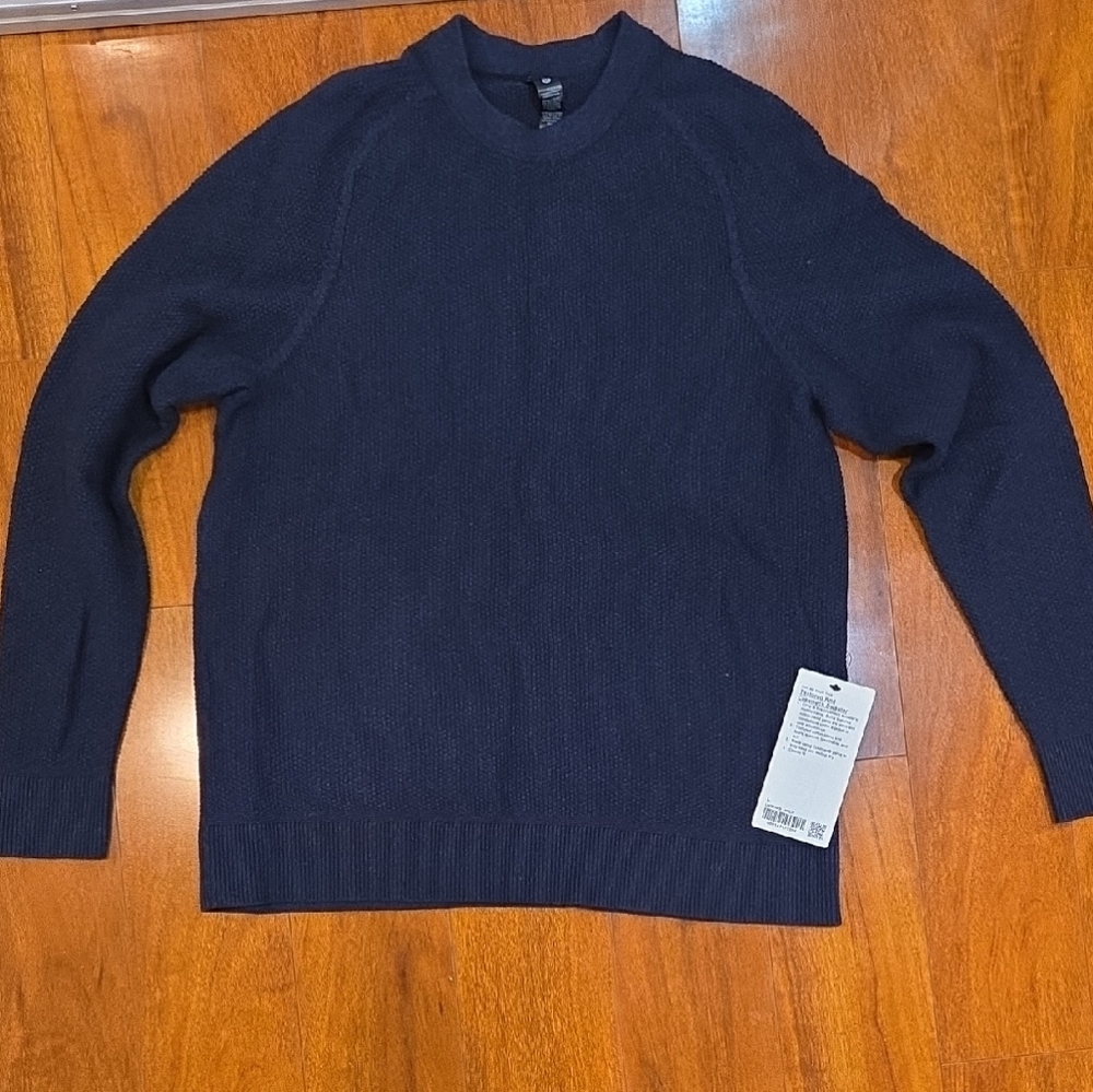 lululemon athletica Dark Blue Crewneck Sweater